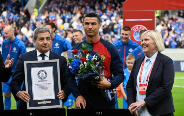 ewc-123球+43次助攻 C罗国家队200场出战纪录用时20年